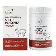 호주 고함량 양태반 100000 180정 네이쳐인더보틀 플라센타, 1통, 500g