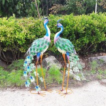 ileum쇼핑^^m철재공작2p(16A-113.114) 인테리어장식품 팬션소품 카페 야외 반티지 인형 메탈 정원 예쁜medi^^, ab^선택없는