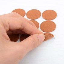 [FreeManner] 보풀 없는 압축 부직포 바닥 긁힘 방지 보호대 진동 흡수 바닥보호펠트 의자다리패드 의자캡 층간소음패드, 원형소 32개입