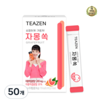 라이브잇 티젠 자몽쏙 분말차, 35개, 10개입, 5g