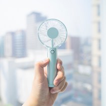 엔보우 팬시 휴대용 미니선풍기, 옐로우