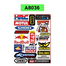 화이트리버 오토바이 스티커 데칼 랩핑 튜닝 스티커 방수 반사, A8036