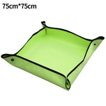 분갈이매트 50/68/75/100cm 원예 매트 이식 식물 방수 화분 패드 정원, 11 Green(PVC)75cm