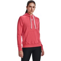 Under Armour 여성용 라이벌 플리스 후드티 (469) 퓨즈 틸 / / 화이트 XS