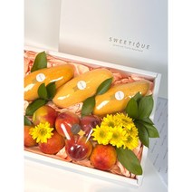 혼합 과일 선물세트 백화점 과일바구니 광주 출산 예단 선물세트 망고 복숭아, 직접배송, 추가안함