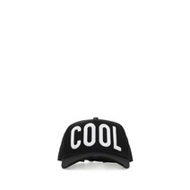 22SS DSQUARED 블랙 코튼 베이스볼 캡 BCM051005C00001 M063