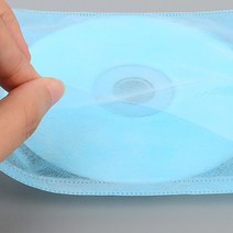 CD DVD 수납 정리 보관 함 휴대용 부직포 시디 디비디 씨디 디브이디 케이스 100입