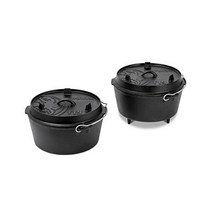 독일 Petromax 페트로막스 무쇠 주철냄비 캠핑 더치오븐 FT8 liters, mit Standfüssen