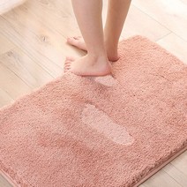 김가상점 두텁고 푹신한 미끄럼방지 주방 현관 화장실 욕실 플로어 발매트 사은품증정, 1)  진베이지색(20mm) + 다용도걸이