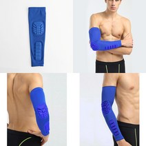 골프 팔꿈치 보호대 폴리에스테르 헬스 블루 M
