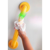 형광 안전바 안전 손잡이 핸드레일 욕실 화장실 미끄럼 방지, 14.표준스테인리스-88cm-화이트