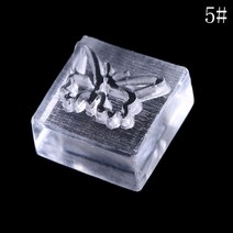 스탬프패드아크릴 내추럴 워드 수제 투명 비누 스탬핑 스탬프 씰 몰드 공예 DIY 1PC, 04 N5