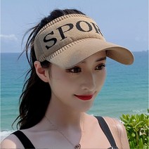 문밸리준 여성 선캡 UV 자외선차단 여름 모자 햇빛 가리개 썬캡