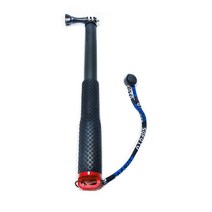 텔레스코픽 셀카 모노 포드 스틱 GO Pro Hero 10 9 8 7 6 5 4 3+액션 카메라, 빨간색