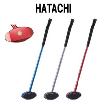 [니탁스] 하타치 그라운드 골프클럽 하드페이스 BH2441 골프채, 색상:레드