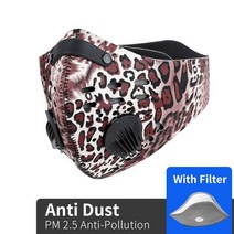 WEST BIKING 스포츠 페이스 마스크 MTB 자전거 훈련 PM2.5 오염 방지 활성탄 필터, 05 Color 08