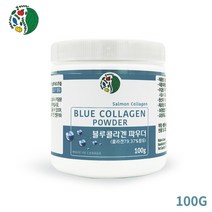 캐나다 블루 콜라겐 저분자 피쉬 분말 펩타이드 연어 어류콜라겐 가루 스틱 생선 먹는콜라겐 피부 탄력 보습 스킨 이너 뷰티 영양제, 1개, 100g