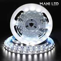 5V USB LED바 슬림형 방수 스트립 플렉시블 줄조명 5M롤 단색 RGB, 5050 LED바 비방수 흰띠 5V 01번_화이트, 1개