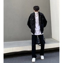봄재킷 가디건 숏 ma1 폭격기 재킷 남성 하이 스트리트 바이브 아메리칸 스타일 옷깃 블랙 툴링 야구 유니폼