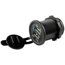 전기차충전기Car Charger Socket Excellent Waterproof Fast Charging for Motorcycle Plug Power Outlet A, 01 Black
