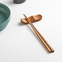 [리빙라이크][J TABLE]티크 우드 커트러리(수저받침), 색상:단품|사이즈:., 단품