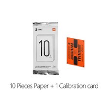 샤오미 포토프린터 최고의 가격 100% 원래 Xiaomi 미 포켓 포토 프린터 Zink 용지 자체 접착 10pcs 무료 빠, 01 10 pieces paper