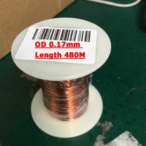 0.13mm - 1.25mm 에나멜 구리 와이어 자석 권선 코일 케이블 무게 100g, OD 0.17mm 480m_CHINA