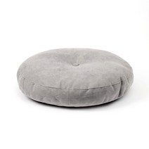 LK부사점 폭신빵빵 푹신한 원형 쿠션방석 47cm gray