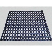 화물 그물 크레인 운반 네트 그물망 하역 적재 선반, 2 x 2 평면 그리드 15cm 2톤