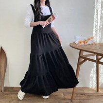 [올리비에클로짓(OLIVIERs CLOSET)] [올리비에스클로젯] 멜빵 캉캉 롱원피스_O