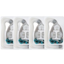 The Yeppin BMC P2 비강 베개 인터페이스 마스크 CPAP 자동 BiPAP S M L 세 가지 크기의 실리콘 쿠션, 04 4pcs P2_02 Add a CPAP