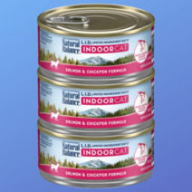 [빅딜] 내추럴발란스 캣캔 LID 캔 인도어 연어&병아리콩 156g 3입, 인도어 연어병아리콩 156g