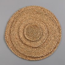 볏짚 짚 받침 냄비 받침대 라탄 캠핑 공예 공예품 코스터 1pc 수제 짠 수생 식물 스레드 황마 테이블 매트 미끄럼 방지 식탁 placemat 등나무 절연 컵 코스터, A_11cm