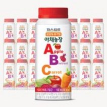 파스퇴르 100%유기농 야채농장 ABC주스190ml, 18개, 190ml