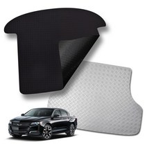 미로카매트 쉐보레 임팔라 고무 방수 차박 논슬립 트렁크매트 3타입, 스틸블랙, 임팔라(15년~현)