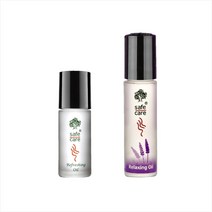 멘톨 잠깸오일 +라벤더 유칼립투스 푹잠 아로마오일 롤온 1+1 세트, 멘톨 잠깸 5ml + 라벤더 푹잠 10ml