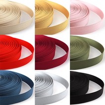 비즈아이 [Y-40-G]무광양면리본 15mm 10color 1yd(90cm), 진카키