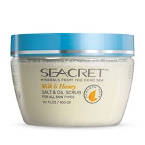 씨크릿 데드씨 사해 솔트 소금 오일 스크럽 밀크 허니 Salt Scrub 400g, 1개