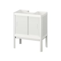 이케아 LILLTJARN 릴셰른 세면대하부장+도어2 44x50x25/수납장/욕실용품/화장실, 화이트_005.134.39