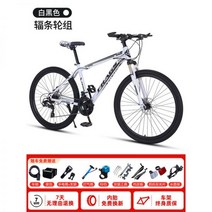 산악자전거 MTB 티타늄자전거 입문용MTB, 24단_05화이트블랙 | 27.5인치