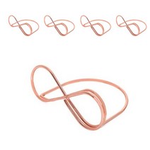 메탈 명함 메모 꽂이 5p, 로즈골드5p