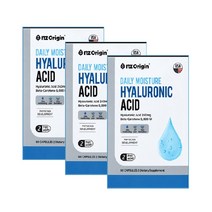 엔젯오리진 먹는 히알루론산 효능 베타카로틴 저분자 콜라겐 펩타이드 필수 아미노산 12종 피부에좋은영양제 데일리 모이스처 하이루론산 히아루론산 효과 60캡슐, 3박스
