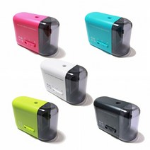 [ELM]전동연필깎이 ELM-V5 홀아트 자동 연필깍이 연필깍기, 분홍