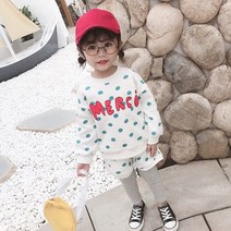 몽실이 메르씨 도트 상하복