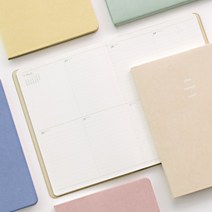 바이풀디자인 생각보관함 슬림 B5 주간 2023 03 organic cotton