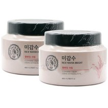 더페이스샵 미감수 브라이트 클렌징 크림 400ml+400ml, 단일옵션