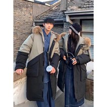 COSYEVNO 녀 공용 롱패딩 패딩 빅사이즈