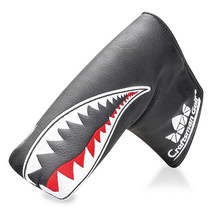 CRAFTSMAN GOLF 샤크 블레이드 퍼터 커버 블랙 & 레드 8755SA3