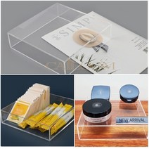 투명 사각 보관용 아크릴박스 케이스 티박스 진열대 악세사리 미니피규어 레고 거치대 투명상자, 기본