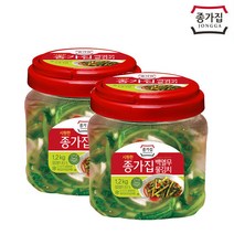 종가집김치 백열무물김치 1.2kg x 2개